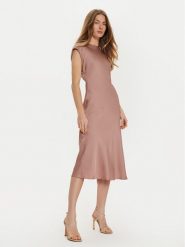 Calvin Klein Sukienka koktajlowa K20K207847 Różowy Slim Fit. Czerwone sukienki damskie Calvin Klein, bez wzorów, z wiskozy, wizytowe, bez ramiączek. Za 689.99 zł.