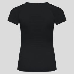 Koszulka damska Odlo BL TOP crew neck s/s PERFORMANCE X-LIGHT. Czarne bluzki damskie ODLO, m, bez wzorów, bez kołnierzyka, bez ramiączek. Za 249.99 zł.