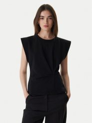 BOSS T-Shirt 50554276 Czarny Regular Fit. Czarne t-shirty damskie Boss, m, bez wzorów, z bawełny, bez kołnierzyka. Za 399.99 zł.