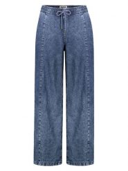 Sublevel Spodnie w kolorze niebieskim rozmiar: L. Niebieskie spodnie materiałowe damskie Sublevel, bez wzorów, z bawełny. Za 126.99 zł.