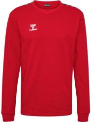 Bluza Hummel Authentic. Niebieskie bluzy damskie Hummel, xl, bez wzorów, z bawełny, bez kaptura. Za 213.20 zł.