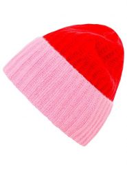 Zwillingsherz Kaszmirowa czapka w kolorze różowo-czerwonym rozmiar: onesize. Czerwone czapki damskie Zwillingsherz, bez wzorów, z kaszmiru. Za 223.99 zł.