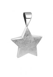 Nenalina Damski wisior gwiazda matowa ze srebra próby 925 Sterling Silver Naszyjniki 1 ct. Szare naszyjniki damskie Nenalina, srebrne. Za 279.19 zł.