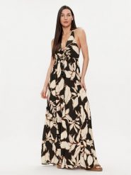 Maaji Sukienka letnia PT1975CLD601 Czarny Regular Fit. Czarne sukienki damskie Maaji, bez wzorów, z wiskozy, bez ramiączek. Za 269.99 zł.
