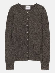 Perfect Cashmere Kaszmirowy kardigan "Amy" w kolorze szarym rozmiar: L. Szare kardigany damskie Perfect Cashmere, l, bez wzorów, z kaszmiru. Za 347.81 zł.