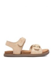 Lasocki Young Sandały CEO-CI12-PORTA-09 Beżowy jasny. Brązowe sandały dziewczęce Lasocki Young, ze skóry, bez obcasa, bez zapięcia. Za 129.99 zł.