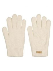 Barts Rękawiczki "Bridgey" w kolorze beżowym rozmiar: onesize. Brązowe rękawiczki damskie Barts, bez wzorów, prążkowane. Za 117.73 zł.