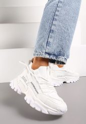 Białe Sneakersy Orilea. Białe obuwie sportowe damskie Born2be, bez zapięcia. Za 119.99 zł.