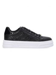Liu Jo Skórzane sneakersy w kolorze czarnym rozmiar: 39. Czarne obuwie sportowe damskie Liu Jo, bez zapięcia. Za 430.46 zł.