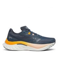 Saucony Buty "Endorphin Speed 4" w kolorze granatowo-pomarańczowym do biegania rozmiar: 37. Niebieskie obuwie sportowe damskie Saucony, bez zapięcia, do biegania. Za 550.36 zł.