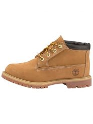 Timberland Botki "Nellie Chukka" w kolorze karmelowo-brązowym rozmiar: 37,5. Brązowe botki damskie Timberland, z materiału, bez obcasa, bez zapięcia. Za 386.53 zł.