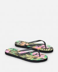 Japonki damskie Rip Curl Mixed Bloom Open Toe. Klapki damskie Rip Curl, bez wzorów, z materiału, z otwartym noskiem, bez obcasa, bez zapięcia. Za 77.99 zł.