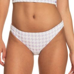 Dół od stroju kąpielowego ROXY Check It Moderate. Czerwone bikini Roxy, bez wzorów. Za 84.99 zł.