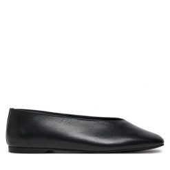 Baleriny Calvin Klein. Czarne balerinki damskie Calvin Klein, bez wzorów. Za 449.99 zł.