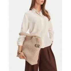 Torebka GINO ROSSI. Brązowe torebki klasyczne damskie Gino Rossi, bez dodatków. Za 299.99 zł.