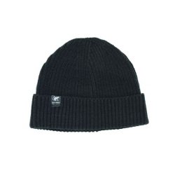 Czapka dzianinowa Beanie - rozmiar uniwersalny - (czarna). Czarne czapki damskie SURF MONKEY, bez wzorów, z dzianiny. Za 119.95 zł.