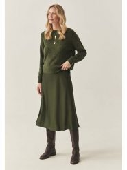 TATUUM Sweter w kolorze khaki rozmiar: XS. Brązowe swetry klasyczne damskie TATUUM, xs, z wełny, bez kołnierzyka. Za 279.95 zł.