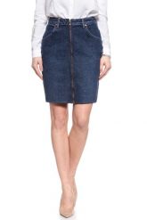 SPÓDNICA JEANSOWA WRANGLER HIGH ZIP SKIRT DEEP OCEAN W257WB86X 112128011. Niebieskie spódnice damskie Wrangler, na co dzień, xs, bez wzorów, z jeansu, klasyczne, maxi. W wyprzedaży za 69.99 zł.