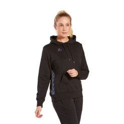 Damska bluza z kapturem Erima Essential Team. Czarne bluzy damskie Erima, s, bez wzorów, z kapturem. Za 231.00 zł.
