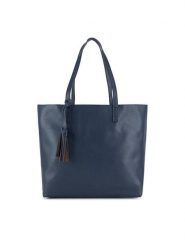 JENNY Torebka JNY-M-009-07 Granatowy. Niebieskie shopper bag Jenny, z tworzywa sztucznego, bez dodatków. Za 159.99 zł.