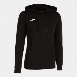 Bluza tenisowa damska Joma Sculpture II Zip-Up Hoodie W. Czarne bluzy damskie Joma, l, bez wzorów, z elastanu, bez kaptura. Za 159.99 zł.