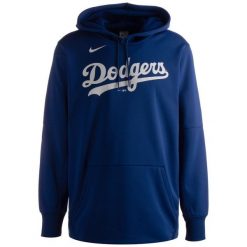 Bluza z kapturem Nike Los Angeles Dodgers. Białe bluzy damskie Nike, bez wzorów, z kapturem. Za 334.99 zł.