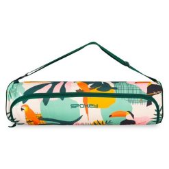 Torba pokrowiec na matę Spokey Home Jungle. Brązowe torby sportowe Spokey, bez wzorów, z bawełny, duże. Za 73.99 zł.