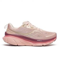Buty do biegania damskie Saucony S10998222. Czerwone obuwie sportowe damskie Saucony, bez zapięcia, do biegania. Za 929.99 zł.