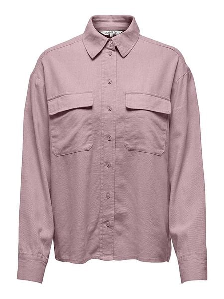 ONLY Bluzka w kolorze jasnoróżowym rozmiar: XS. Różowe bluzki damskie Only, xs, bez wzorów, bez kołnierzyka, bez ramiączek. Za 52.79 zł.