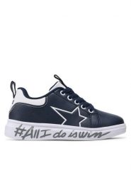 Primigi Sneakersy 1960811 Granatowy. Niebieskie buty sportowe dziewczęce Primigi, bez wzorów, ze skóry, bez zapięcia. Za 229.99 zł.