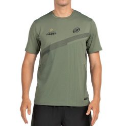 T-shirt Bullpadel Canards. Zielone t-shirty damskie bullpadel, bez wzorów, z materiału, bez kołnierzyka. Za 222.85 zł.
