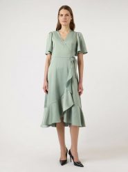 YAS Sukienka w kolorze miętowym rozmiar: 34. Zielone sukienki damskie YAS, bez wzorów, bez ramiączek. Za 131.43 zł.