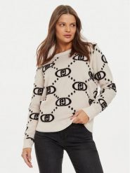 Liu Jo Sport Sweter TF4230 MA94O Różowy Regular Fit. Czerwone swetry klasyczne damskie Liu Jo Sport, xxl, z syntetyku, bez kołnierzyka. Za 579.99 zł.