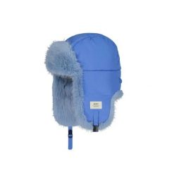 Czapka damska Barts Hawka. Niebieskie czapki damskie Barts, na zimę, bez wzorów, z materiału. Za 249.00 zł.