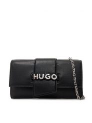 HUGO Torebka 50547057 Czarny. Czarne torebki wieczorowe damskie Hugo, bez wzorów, ze skóry, bez dodatków. Za 329.99 zł.