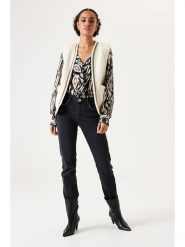 Garcia Dżinsy - Regular fit - w kolorze czarnym rozmiar: W28. Czarne jeansy damskie Garcia. Za 152.62 zł.