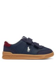 Polo Ralph Lauren Sneakersy RL04997411 Granatowy. Niebieskie buty sportowe chłopięce Polo Ralph Lauren, ze skóry, bez zapięcia. Za 429.99 zł.
