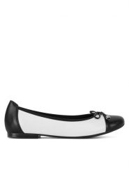 Lasocki Baleriny RST-ARABELLA-04 Biały. Białe balerinki damskie Lasocki, bez wzorów, ze skóry. Za 119.99 zł.