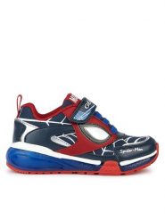 Geox Sneakersy SPIDER-MAN J Bayonyc Boy J36FED 0FUCE C0833 DD Granatowy. Niebieskie buty sportowe chłopięce Geox, ze skóry, bez zapięcia. Za 609.99 zł.
