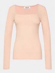 Edited Bluzka Valeria Różowy Standard Fit. Czerwone bluzki damskie Edited, bez wzorów, z wiskozy, bez kołnierzyka, bez ramiączek. W wyprzedaży za 89.99 zł.