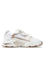 Guess Sneakersy FLGCAI FAB12 Biały. Białe obuwie sportowe damskie Guess, ze skóry, bez zapięcia. Za 297.00 zł.