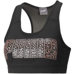 Stanik sportowy damski Puma Mid Impact 4Keeps Puma czarny. Czarne biustonosze sportowe damskie Puma, bez wzorów. Za 77.00 zł.