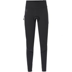 Legginsy damskie VAUDE Kuro Warm Hybrid. Czarne legginsy damskie Vaude, na jesień, s, bez wzorów, z elastanu, do biegania. Za 747.10 zł.
