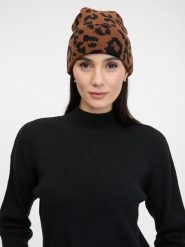 Orsay Czapka w kolorze jasnobrązowym rozmiar: onesize. Brązowe czapki damskie Orsay, bez wzorów. Za 48.05 zł.