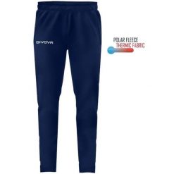 Spodnie sportowe Givova Panta Cuba granatowe. Niebieskie spodnie sportowe damskie Givova, s, bez wzorów, z dresówki. Za 66.01 zł.