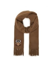 Weekend Max Mara Szalik Fascia 2615541034 Beżowy. Brązowe szaliki damskie Weekend Max Mara, bez wzorów, z wełny. Za 909.99 zł.