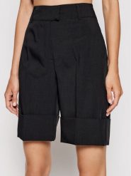 Herskind Szorty materiałowe Baba 4001519 Czarny Regular Fit. Czarne szorty damskie Herskind, bez wzorów, z materiału. Za 749.99 zł.