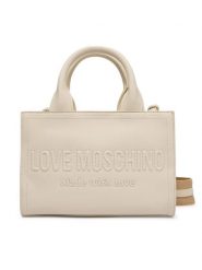 LOVE MOSCHINO Torebka JC4044PP1OLE0110 Écru. Torebki klasyczne damskie Love Moschino, ze skóry, bez dodatków. Za 879.99 zł.