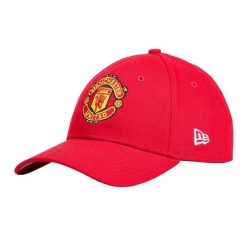 Czapka Z Daszkiem Dla Dorosłych Unisex 9Forty Manchester City FC. Czerwone czapki z daszkiem damskie New Era, bez wzorów, z materiału. Za 151.99 zł.