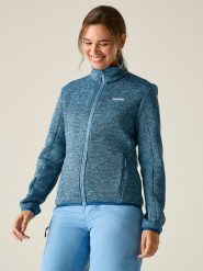 Regatta Kurtka polarowa "Newhill" w kolorze niebieskim rozmiar: 38. Niebieskie kurtki damskie Regatta, bez wzorów, z polaru, bez kaptura. Za 145.94 zł.